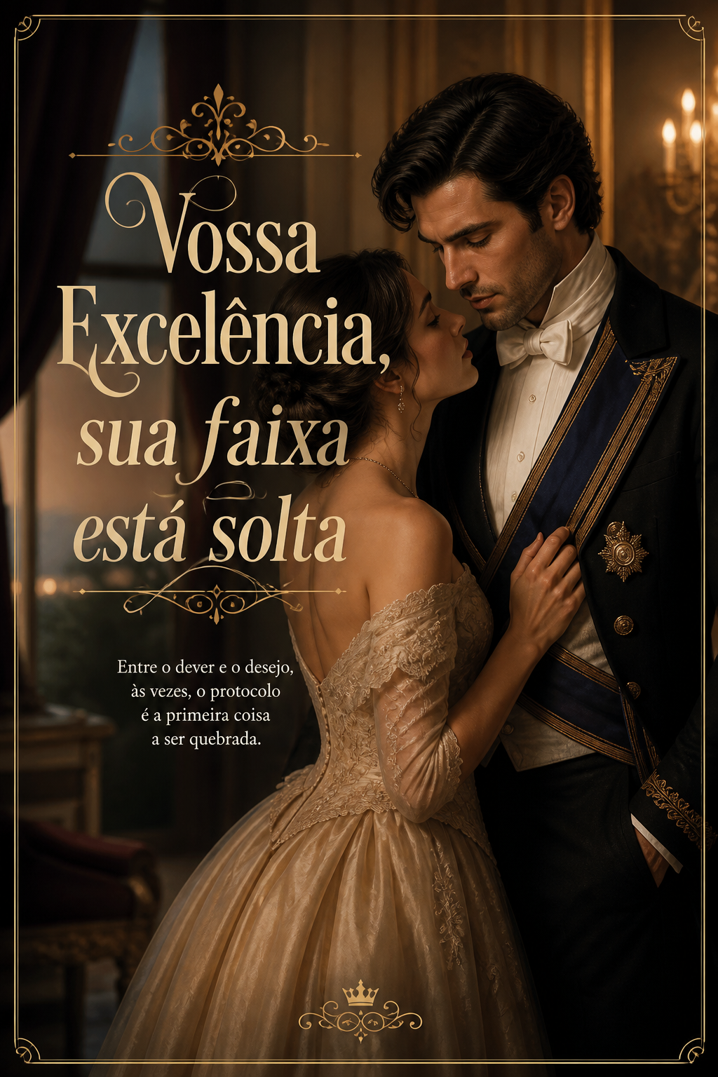 Vossa Excelência, sua faixa está solta
