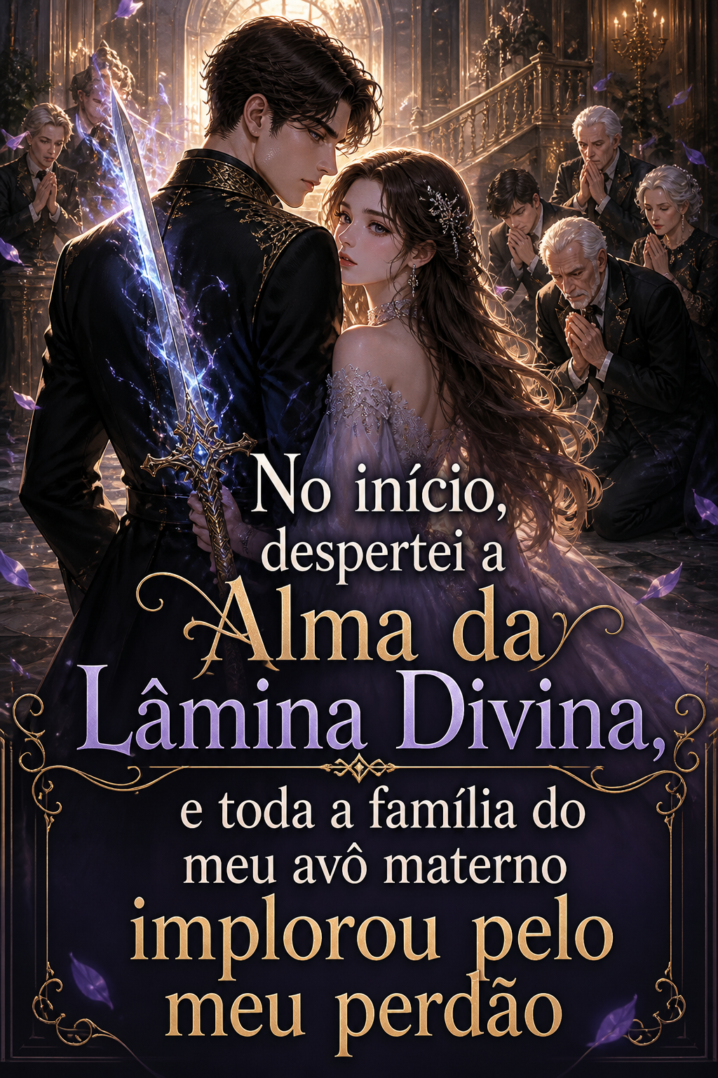 No início, despertei a Alma da Lâmina Divina, e toda a família do meu avô materno implorou pelo meu perdão